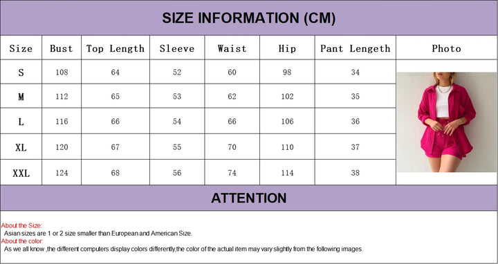 Women's Summer Muslin Two-Piece Suit – Casual Short Set Beach Outfit