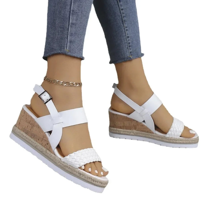 | Boho High-Heel Rhinestone Slip On Sandals Fashion Open Toe Dress Shoes