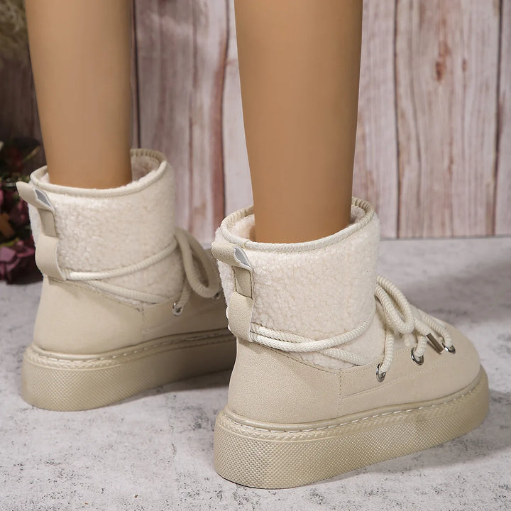 Women's Winter Fluffy Snow Boots  Warm & Comfortable Ankle Boots
