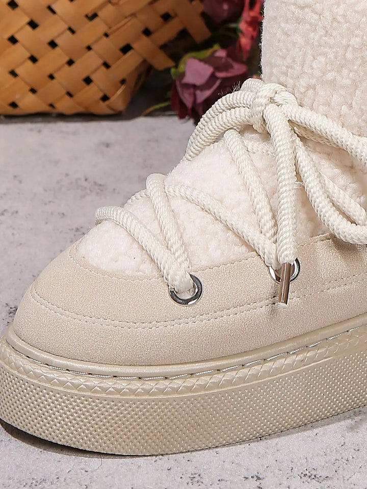Women's Winter Fluffy Snow Boots  Warm & Comfortable Ankle Boots